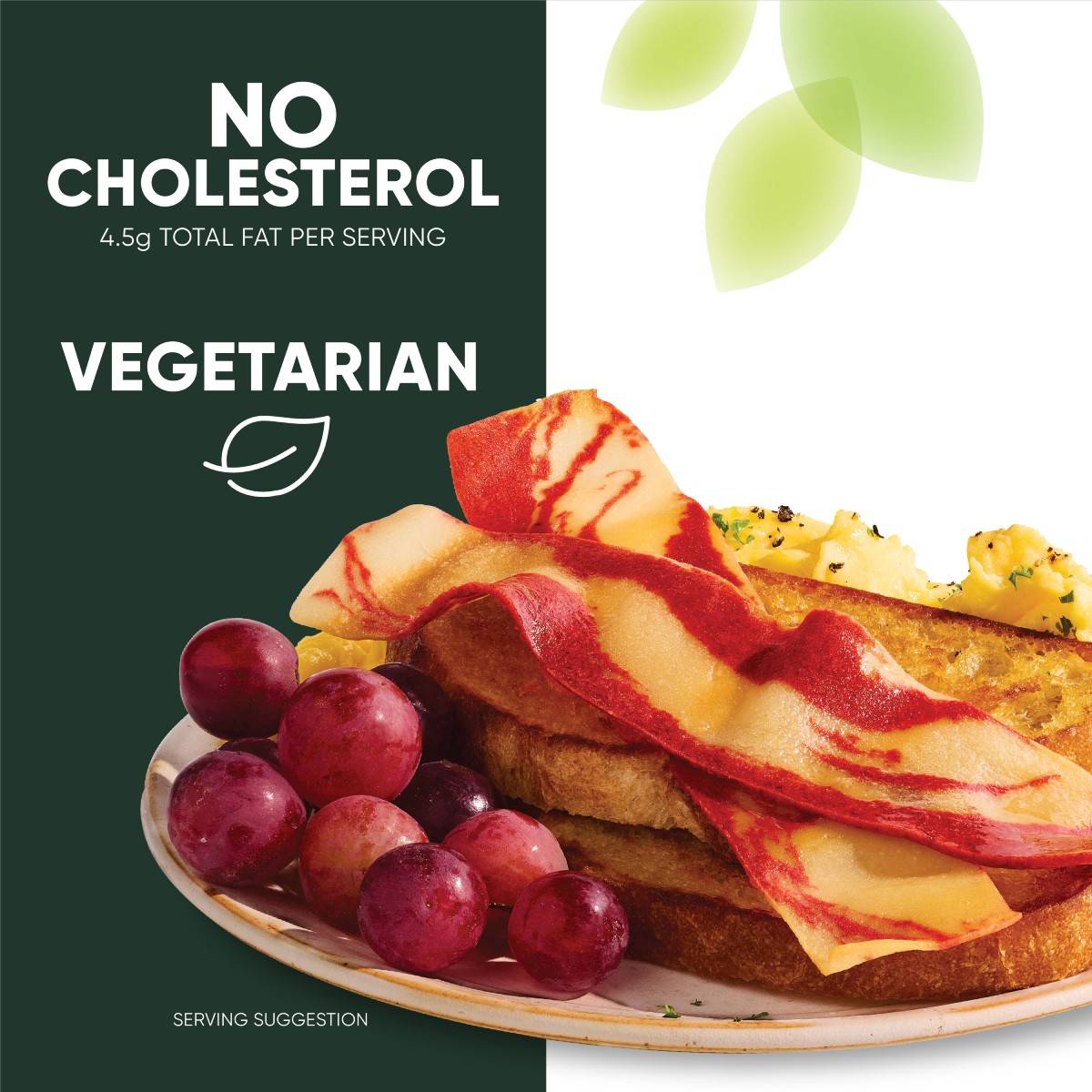 No cholesterol - Vegetarian