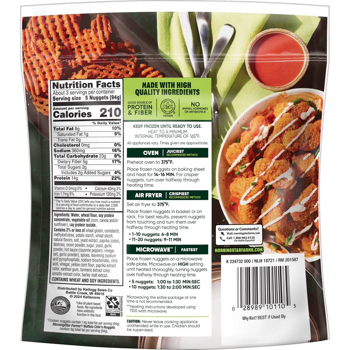 Back of the packaging