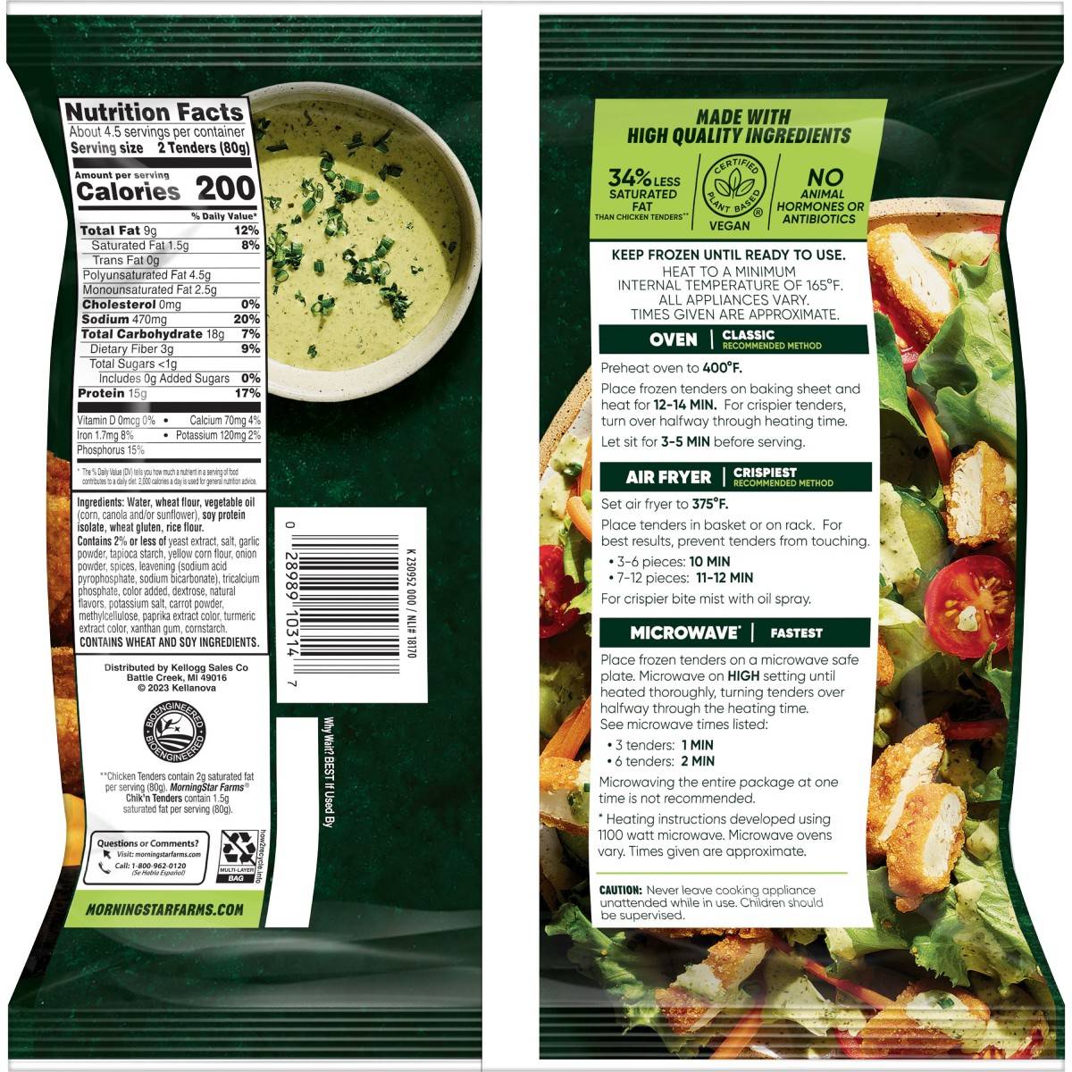 Back of the packaging