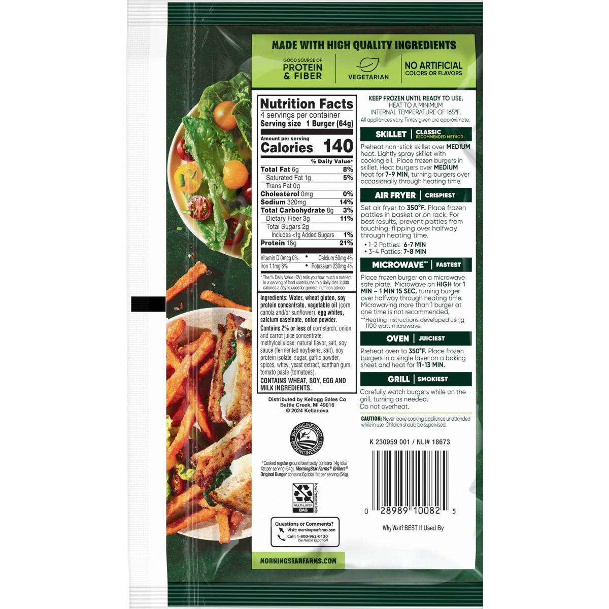 Back of the packaging