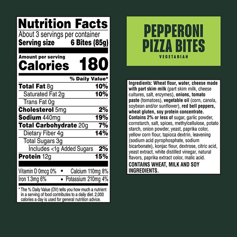 Back of package