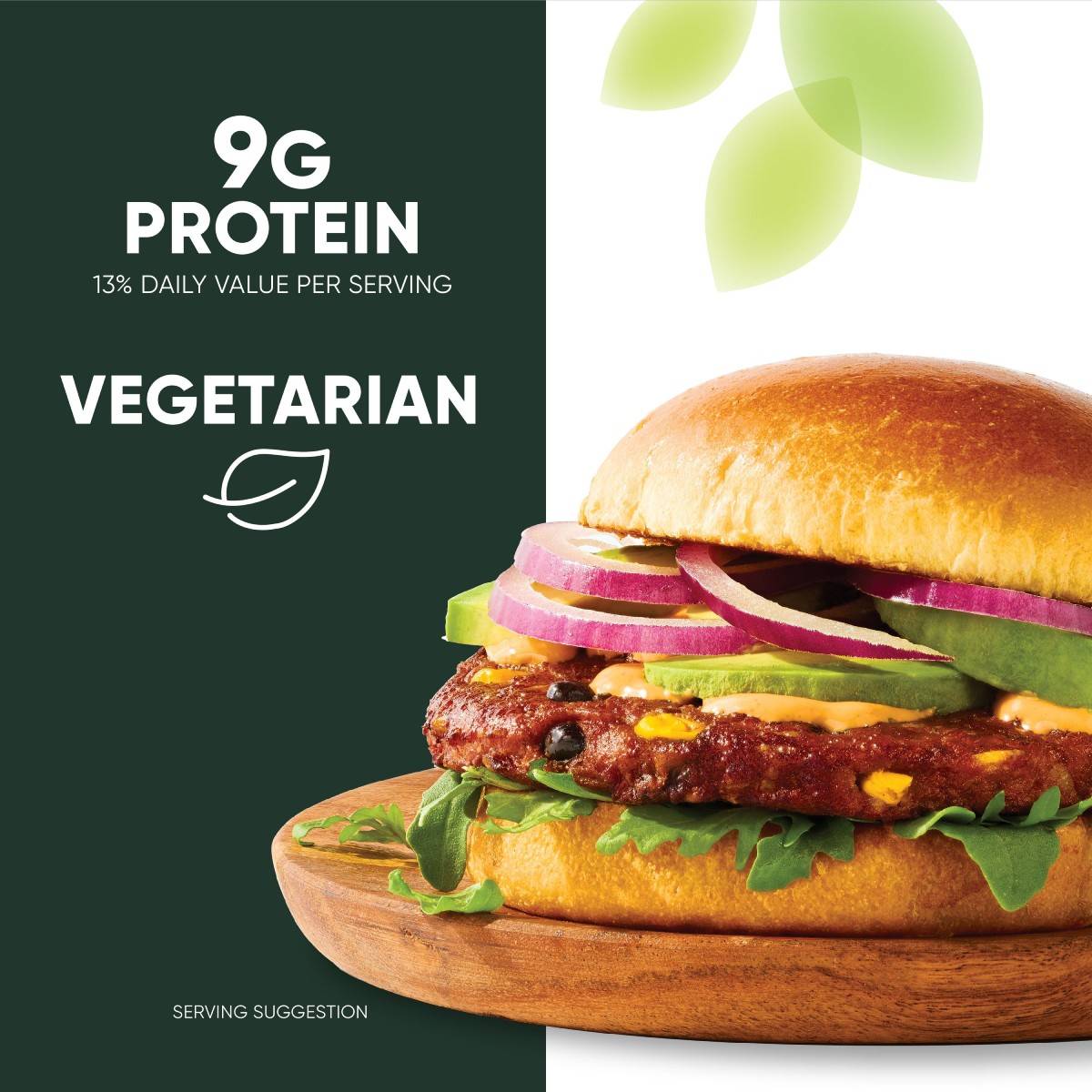 9G Protein. Vegetarian.