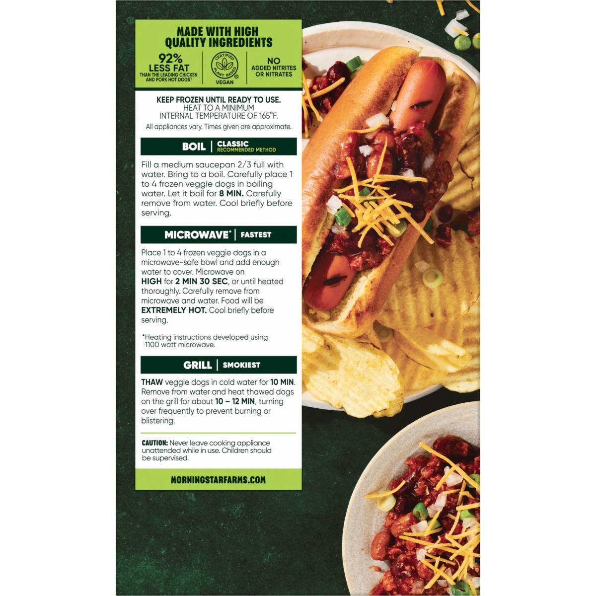 Back of the packaging