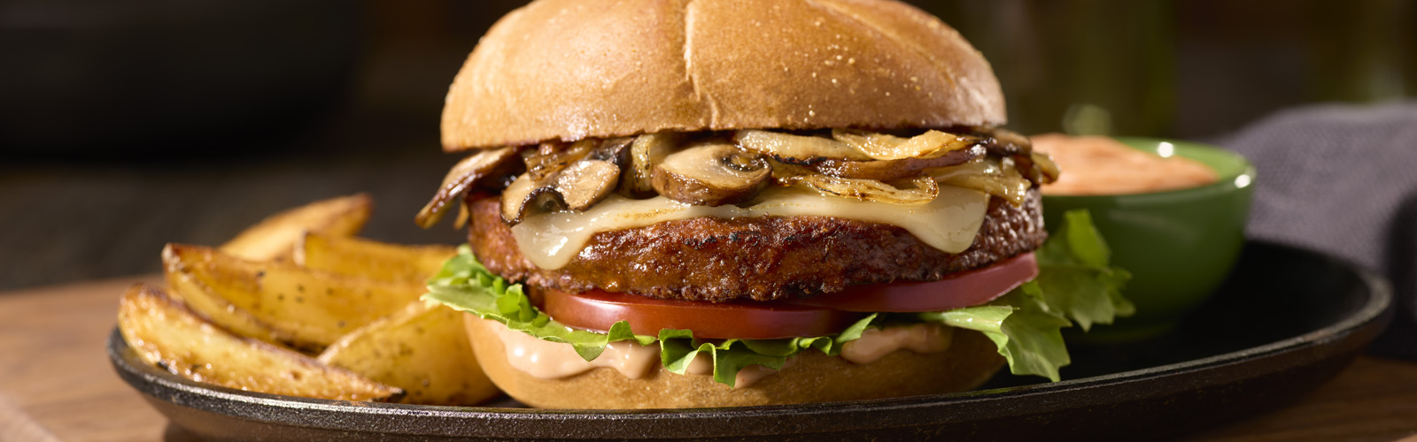 MorningStar Farms Burger on a plate