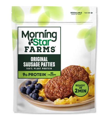 Morningstar Farms Original Sausage Patties Packaging
