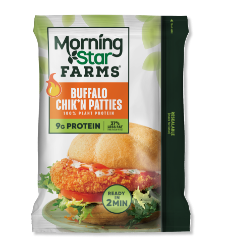 Morningstar Farms Buffalo Chik'n Patties Packaging