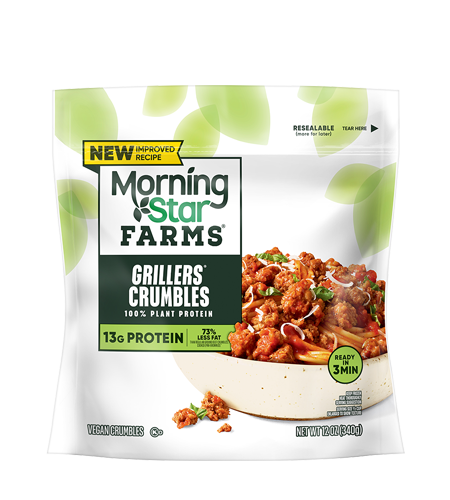 Morningstar Farms Grillers Crumbles Packaging