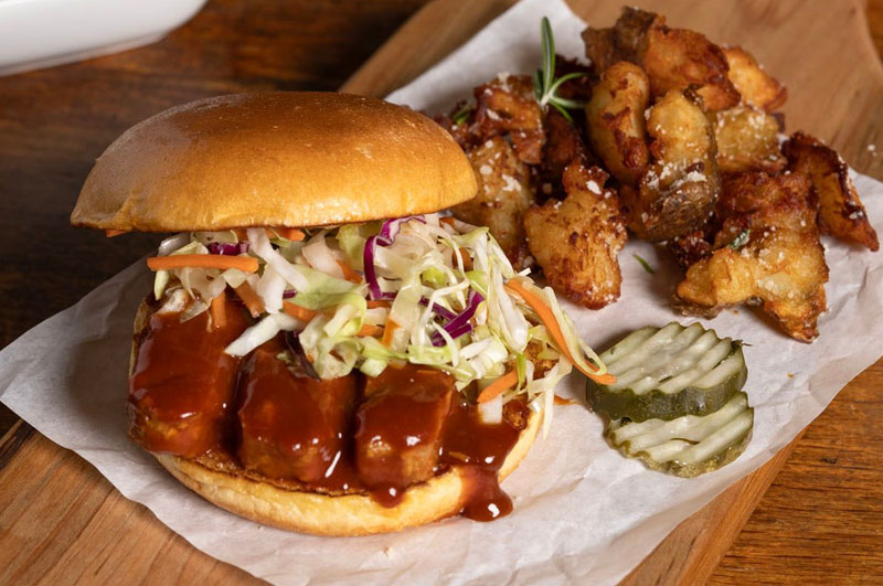 Sweet BBQ Riblet Sandwich